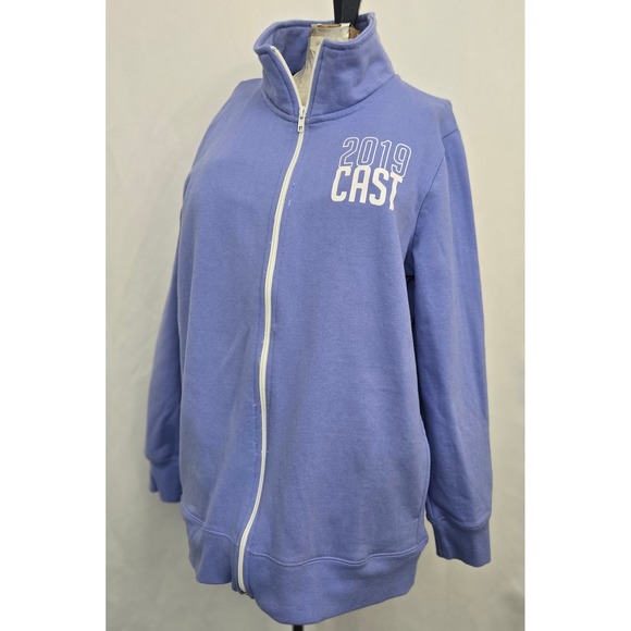 Moscow Ballet Nutcracker 2019 Cast Zip Up Jacket Adult L Blue Purple Balletcore - Picture 1 of 11